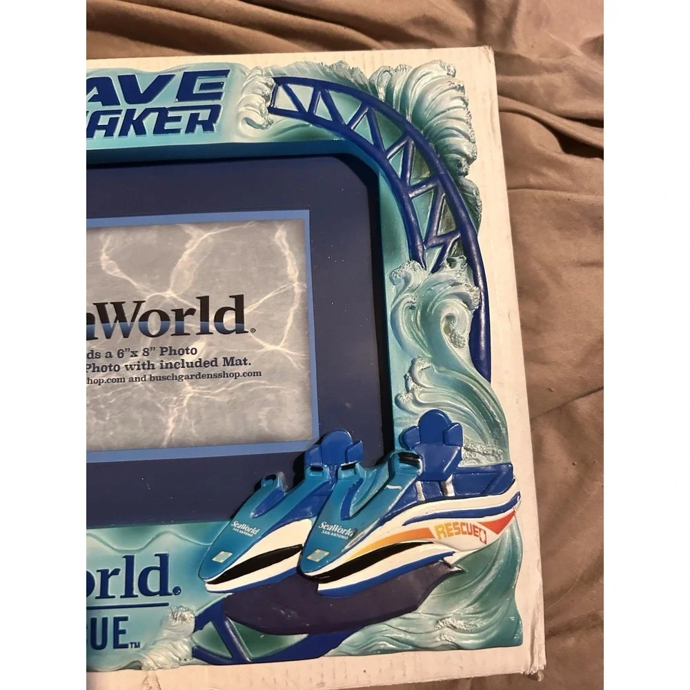 SeaWorld Wave Breaker Rescue Sea World 3D Photo Frame 6x8 4x6 Souvenir New